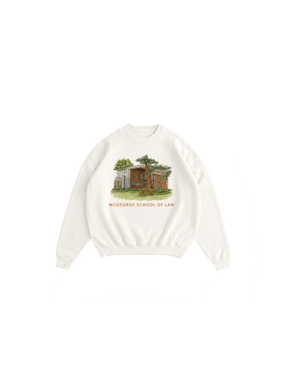 McGeorge Campus Crewneck - White