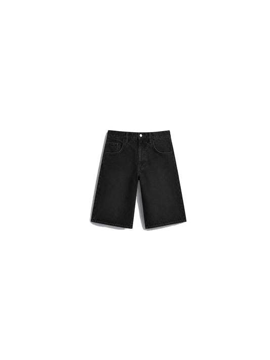 YOR® NYK Phulkari Denim Shorts - Black - YourOwnRuler | Luxury Fashion Brand