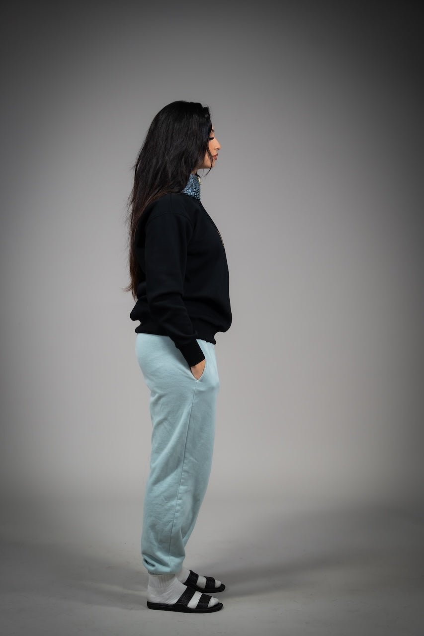 YOR® Icy Grey Phulkari Hoodie + Quarter Zip - Bundle - YourOwnRuler | Luxury Fashion Brand