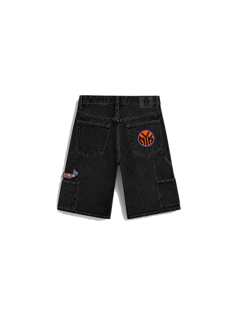 YOR® NYK Phulkari Denim Shorts - Black - YourOwnRuler | Luxury Fashion Brand